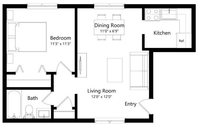 A4-W WG006 floor plan