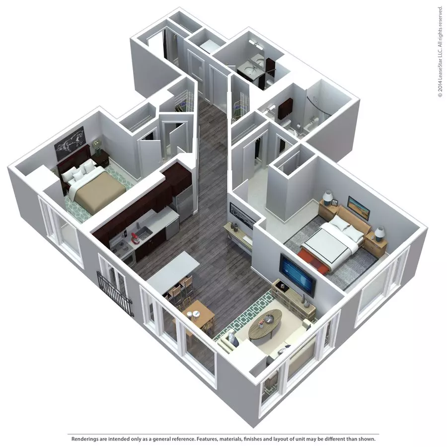 Golden Gate 1108 floor plan
