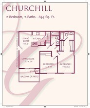 Churchill O-1125 floor plan