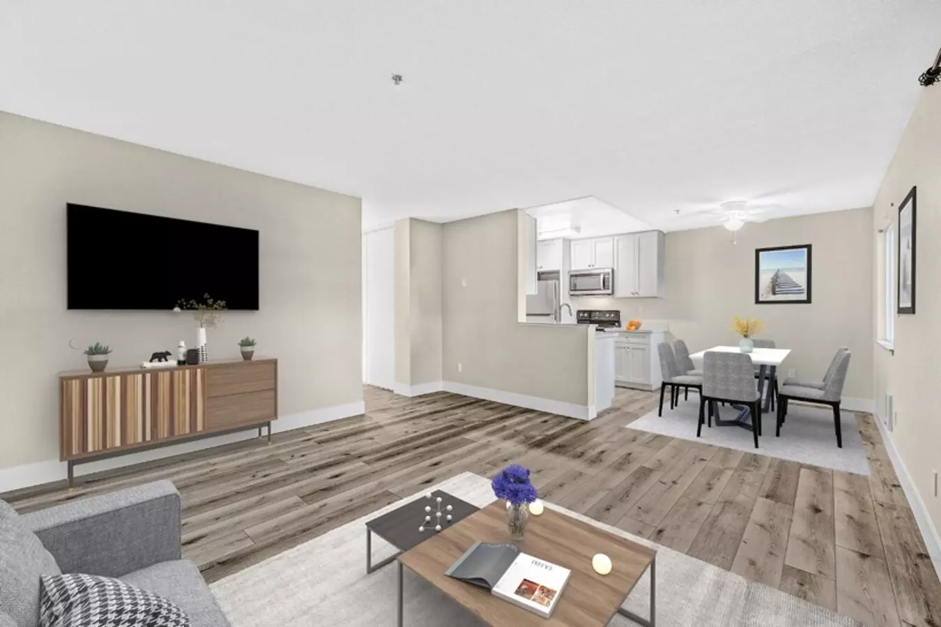 2 Beds • 2 Bath D floor plan