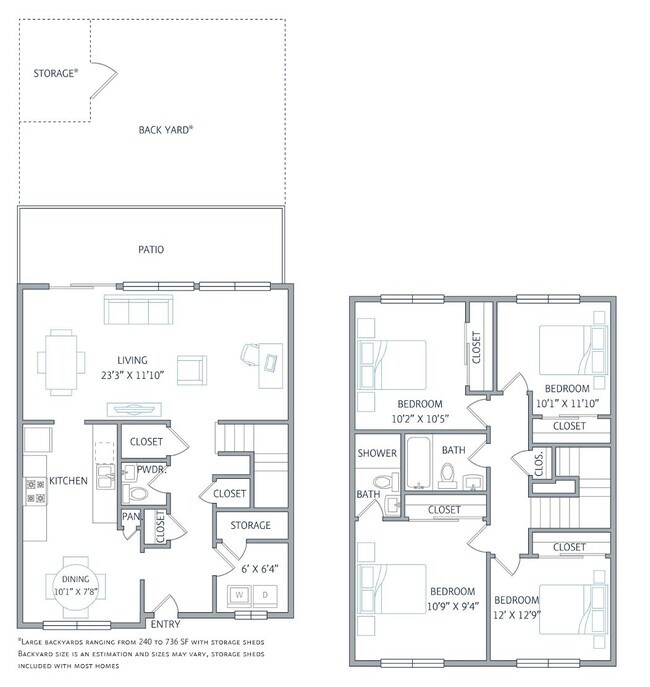 4 Beds • 50 Bath 23-2003C floor plan