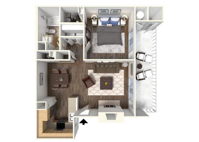 Unit 20-030 20-030 floor plan