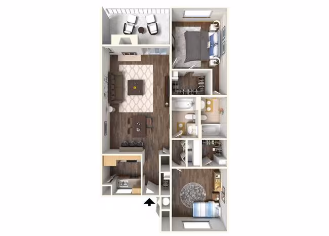 Unit 13-116 13-116 floor plan