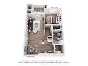 Unit 0377 0327 floor plan