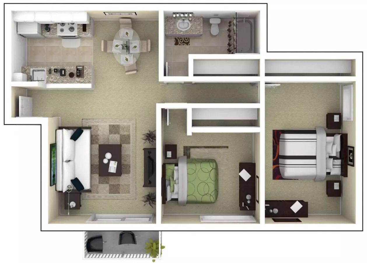 Residence 5 Luxury 13650A 13650A floor plan