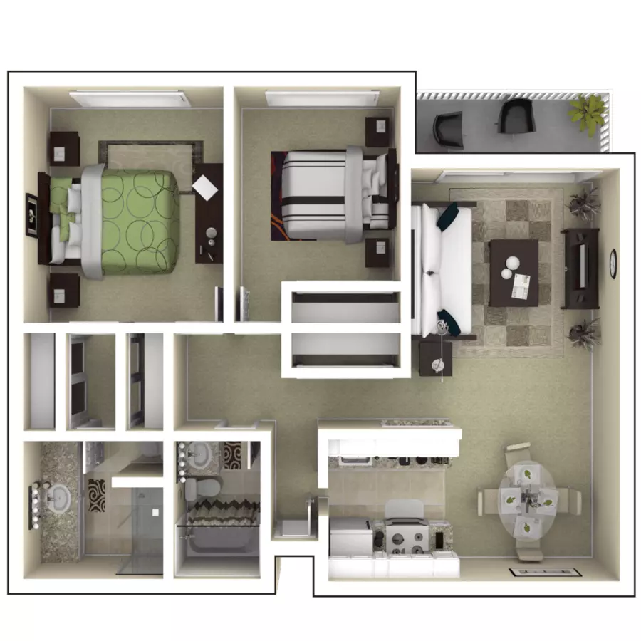 Residence 6 Luxury 341107 341107 floor plan