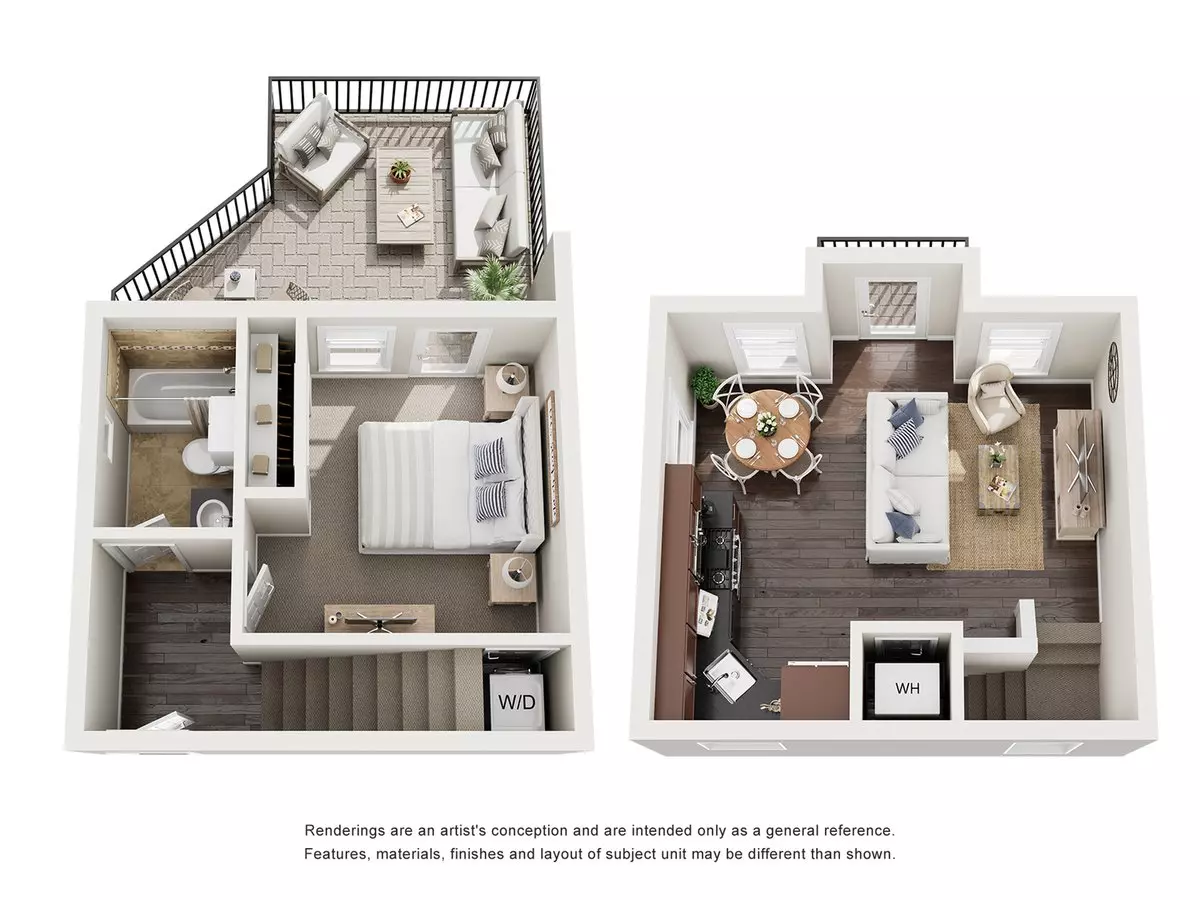 1 Bed • 1 Bath 13 floor plan