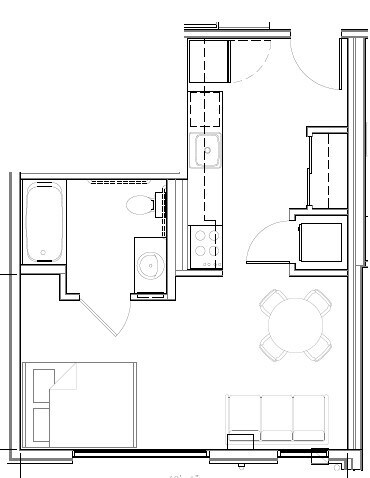 Studio 213 213 floor plan
