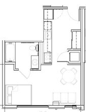 Studio • 1 Bath 206 floor plan