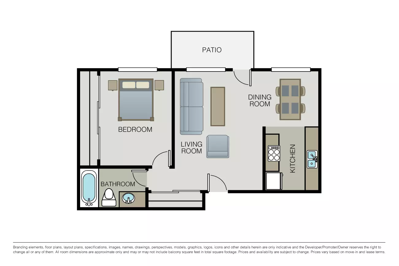Unit M205 M205 floor plan