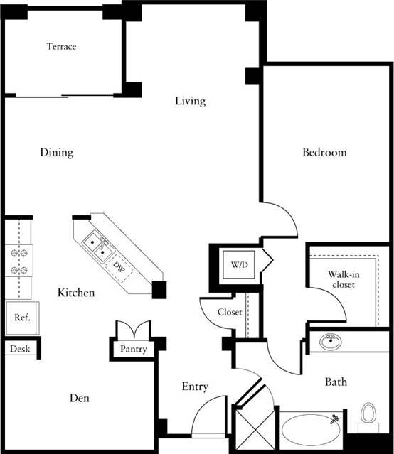 Unit 001-305 003-216 floor plan