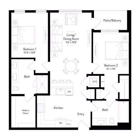Unit 242 242 floor plan