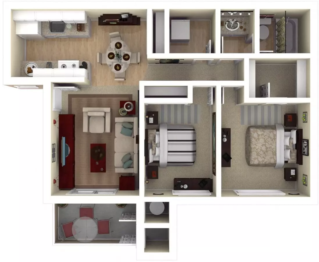 2x1 417 floor plan