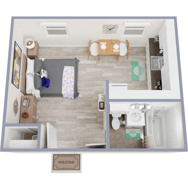 Studio 229 229 floor plan