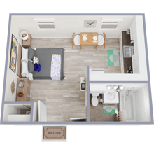 Studio 229 229 floor plan