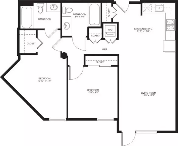 B2 1-409 floor plan