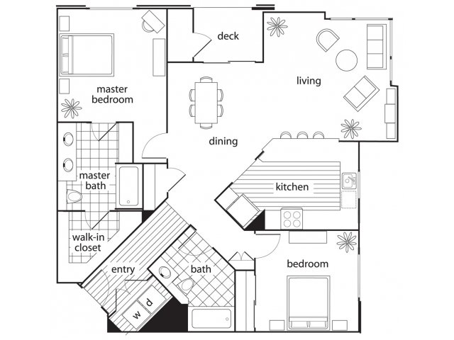 Unit 1312 1312 floor plan