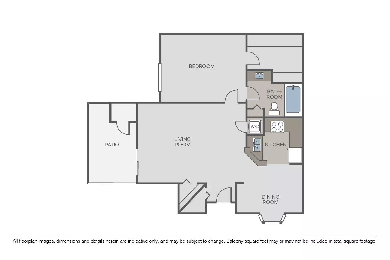 1 Bed • 1 Bath
3D Tour 2806 floor plan