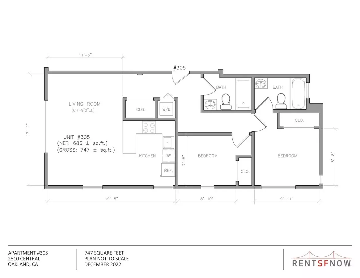 Unit - - floor plan
