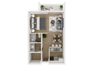 Studio 322 floor plan