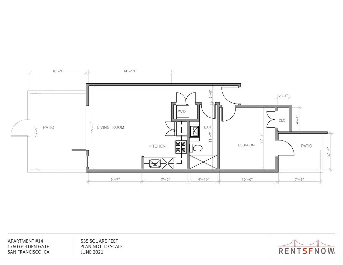 Unit - - floor plan