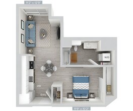 Studio • 1 Bath 00C-386 floor plan