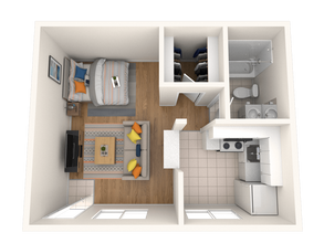Studio 024 024 floor plan