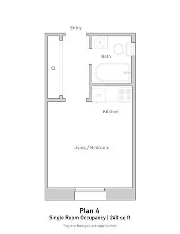 Studio • 1 Bath 306 floor plan