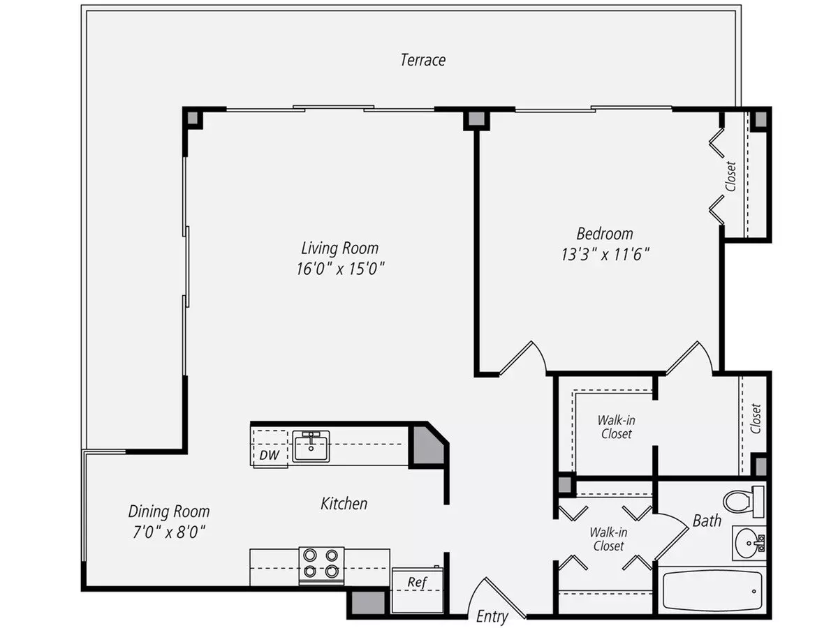 Unit 1-2F 2-2E floor plan