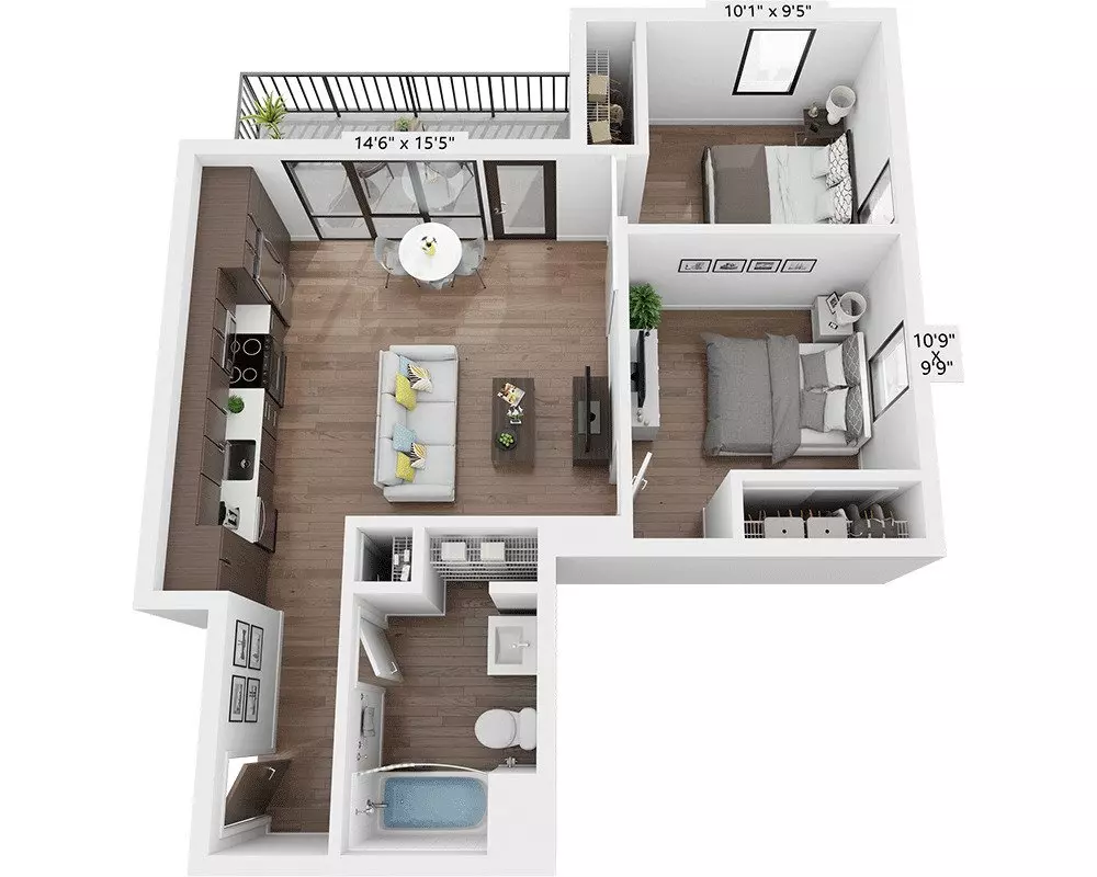 Unit 404 404 floor plan