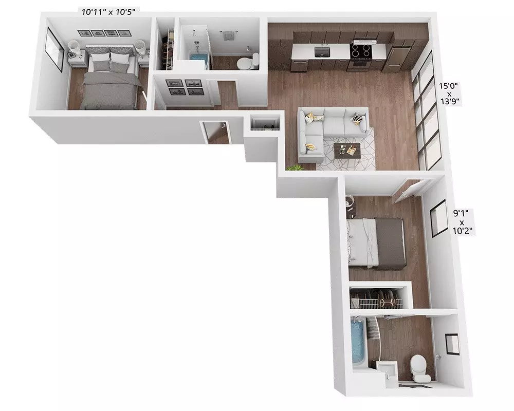 Unit 106 106 floor plan