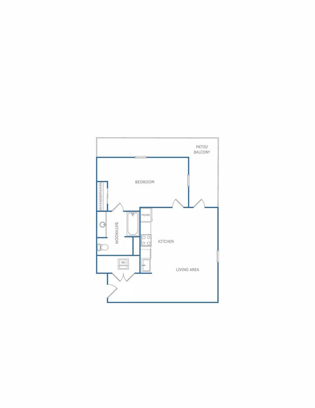 1E-1x1 501 floor plan