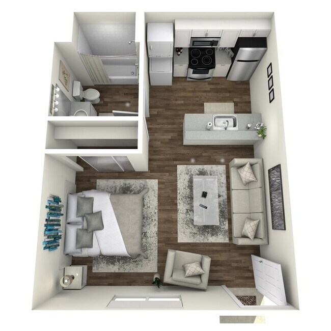 Studio • 1 Bath D-105 floor plan