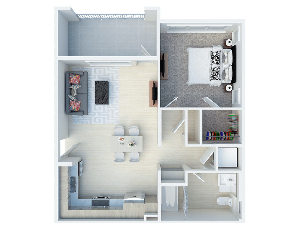 1H 256 floor plan