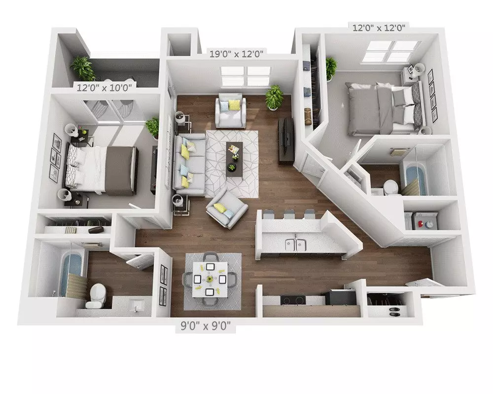 Unit 2316 2316 floor plan