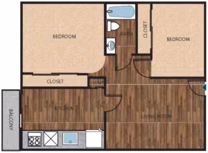 2x1 087 floor plan