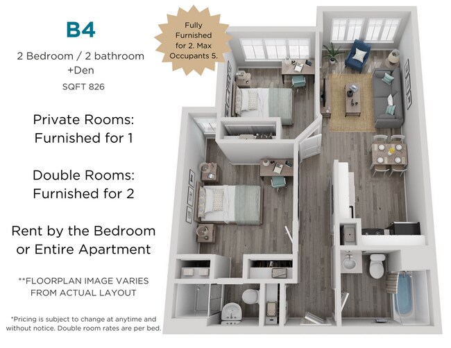 B4 Private floor plan