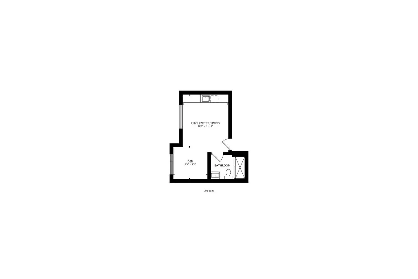Unit 1713-D 1713-D floor plan