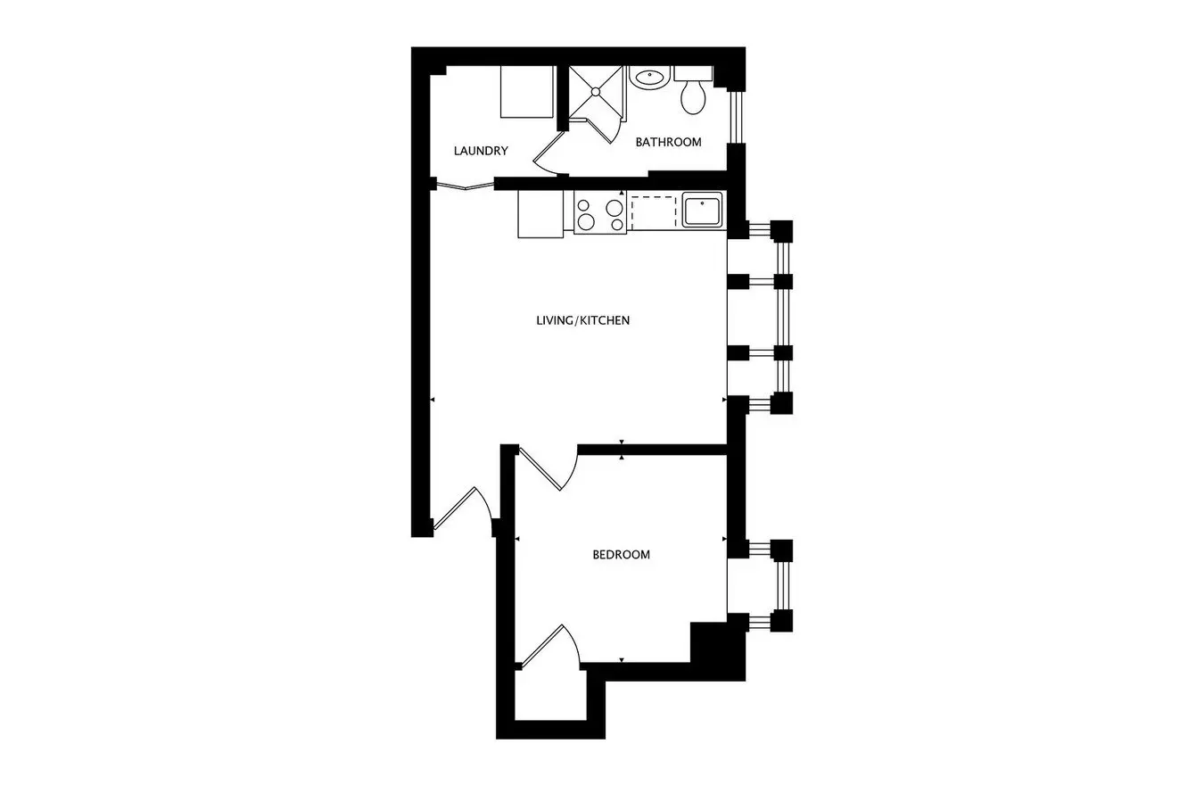 655 Powell #4 4 floor plan