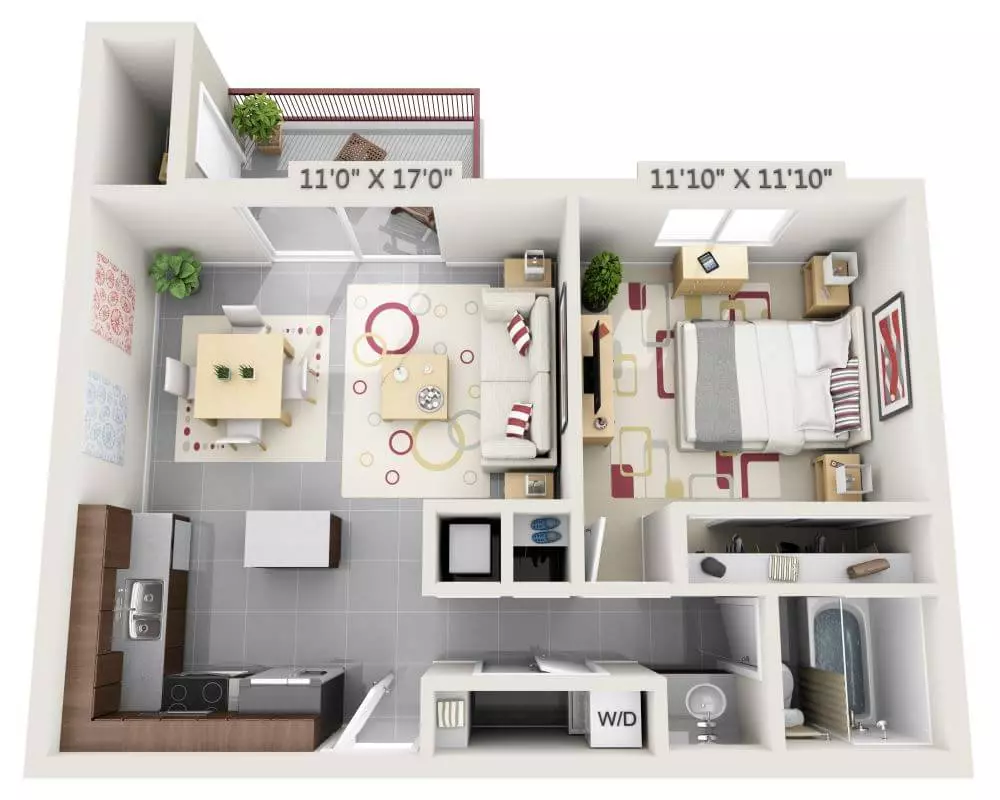 Unit 214 214 floor plan