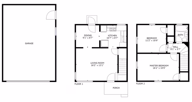 2 BEDROOM 461Thornal floor plan