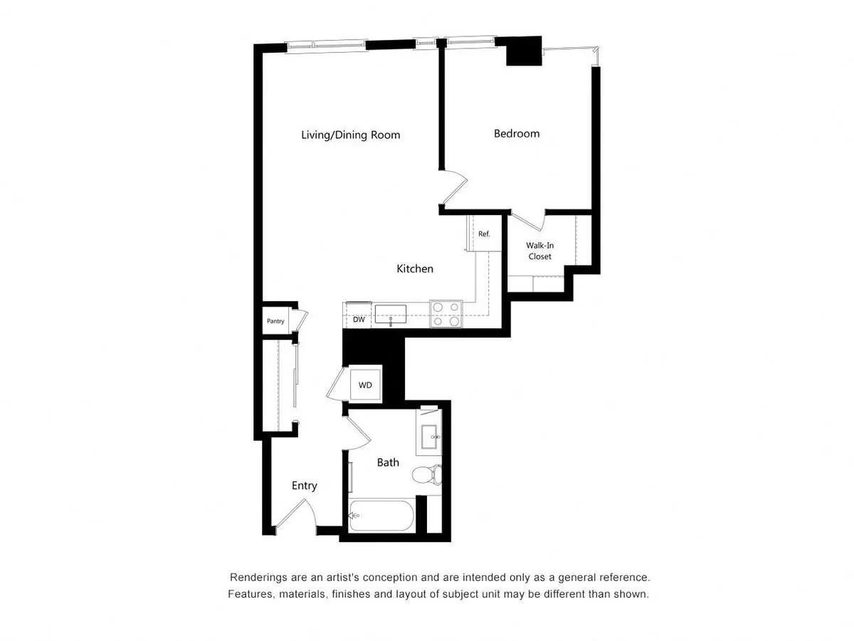 Unit 2507 2607 floor plan