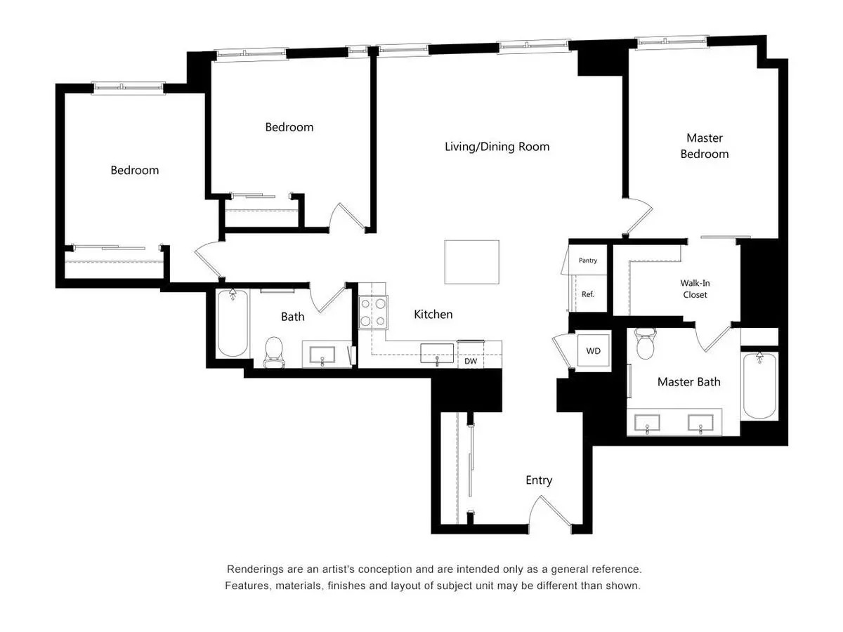 Unit 1804 1904 floor plan