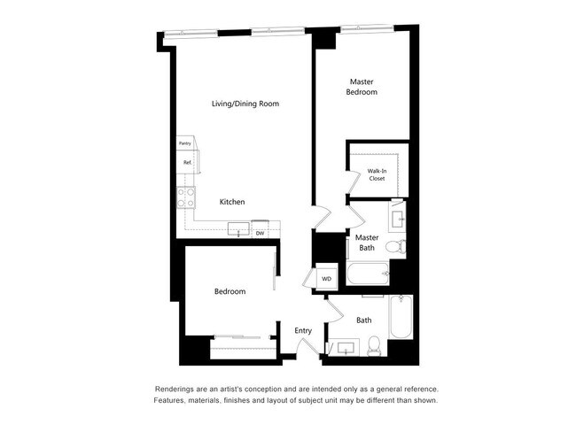 2 Beds • 2 Bath 3103 floor plan