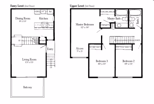 Iris Townhome floor plan