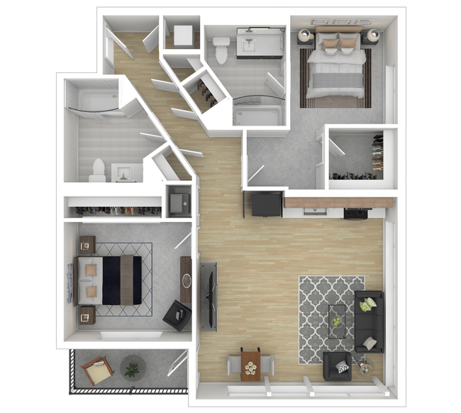 2A.1 875 floor plan