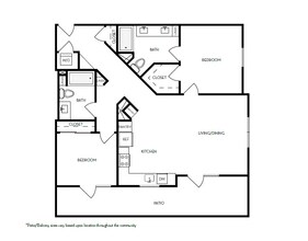 2x2b 0476 floor plan