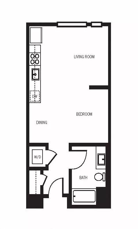 Unit 411 629 floor plan