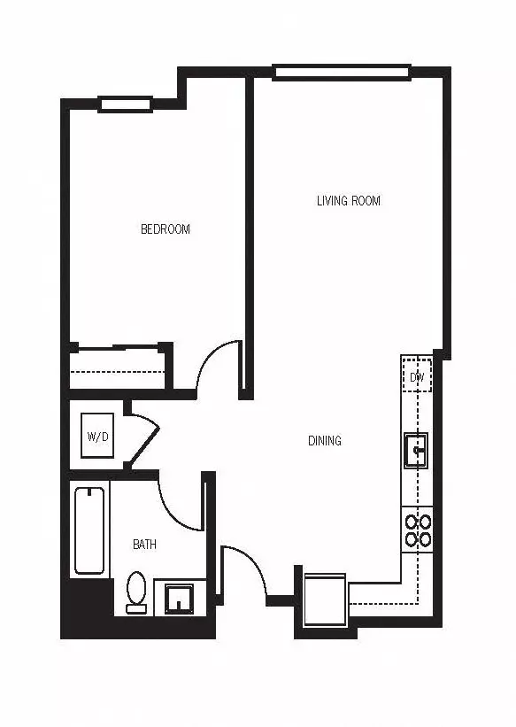 1X1 B6 636 636 floor plan