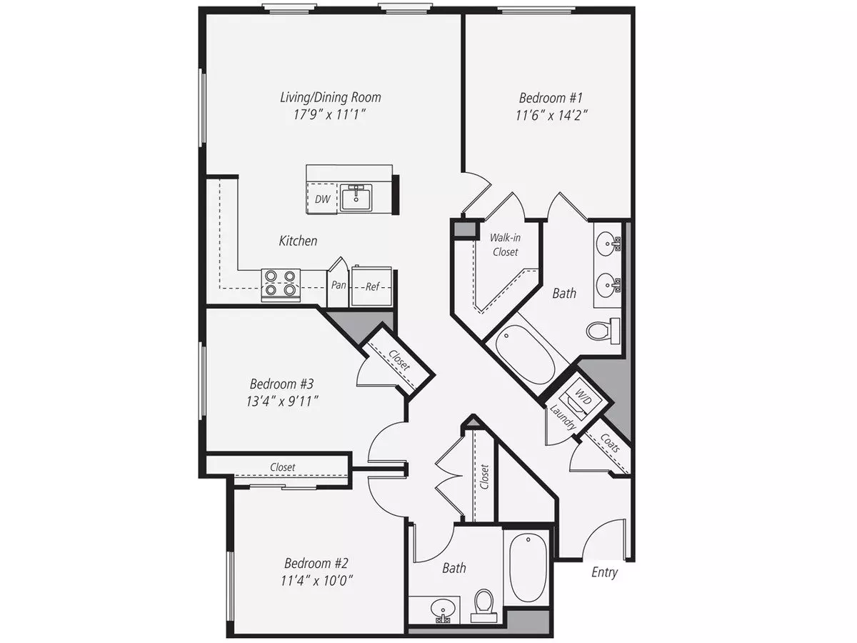Unit 223 223 floor plan